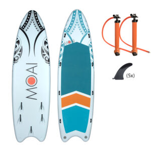 MOAI Big Board 18′ inflatable paddle board for groups