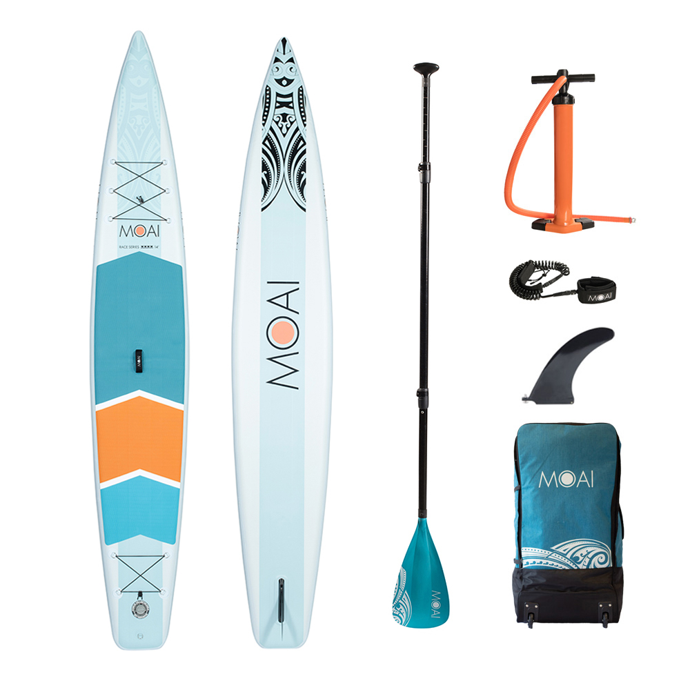 MOAI Touring 14\' inflatable paddle board for speed - KICK WATERSPORTS