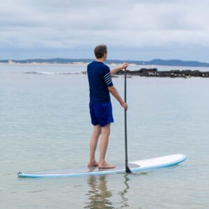 How to stand on a paddle board